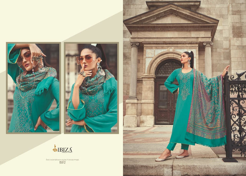 Ibiza Misaal Pure Viscose Pashmina With Heavy Embroidery Work Stylish Designer Casual Look Salwar Kameez