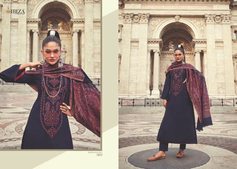 Ibiza Misaal Pure Viscose Pashmina With Heavy Embroidery Work Stylish Designer Casual Look Salwar Kameez