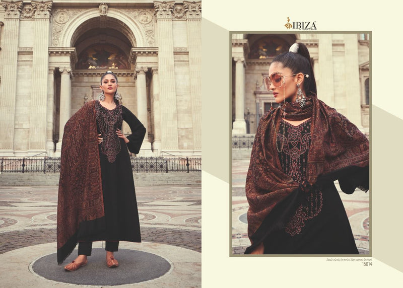 Ibiza Misaal Pure Viscose Pashmina With Heavy Embroidery Work Stylish Designer Casual Look Salwar Kameez