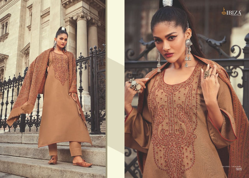 Ibiza Misaal Pure Viscose Pashmina With Heavy Embroidery Work Stylish Designer Casual Look Salwar Kameez