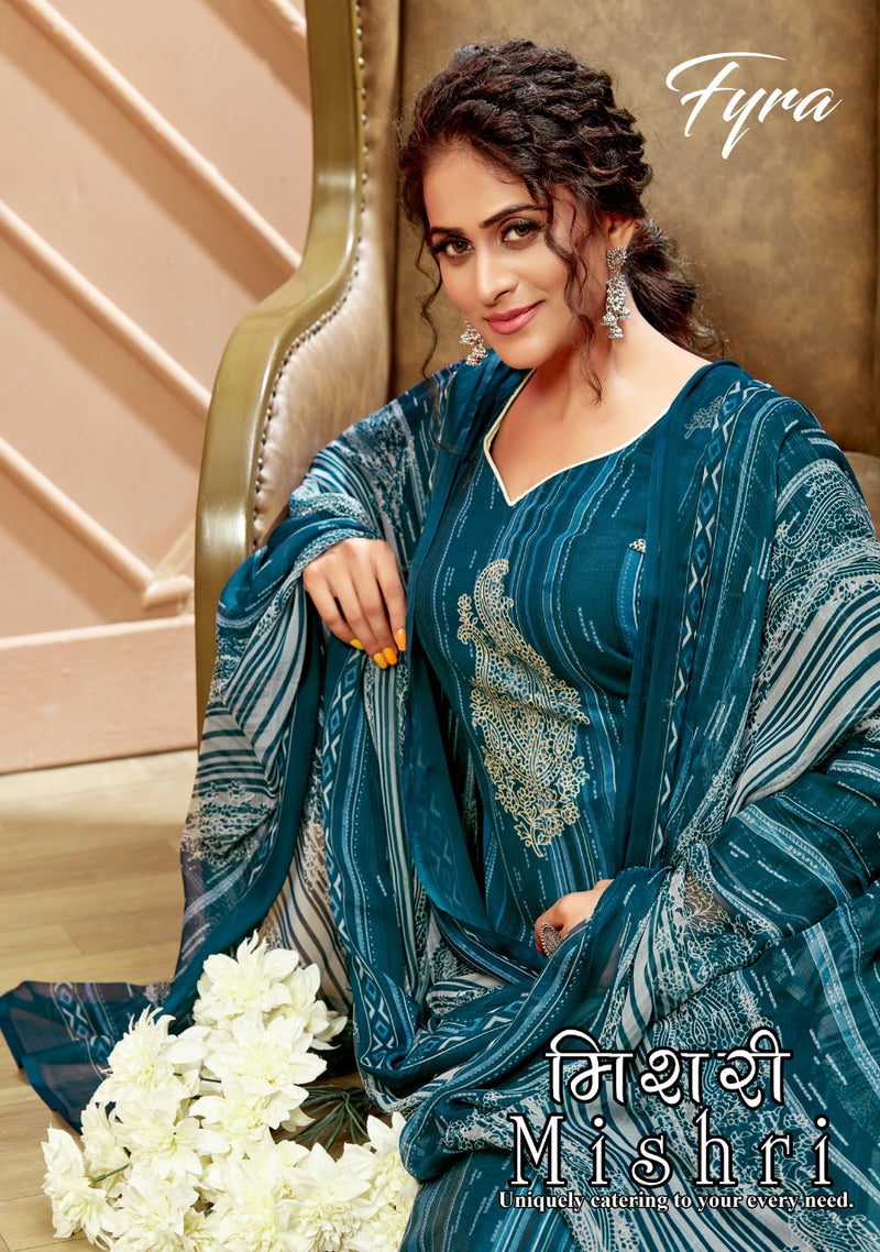 Fyra Mishri Soft Cotton Causal  Wear Salwar Suit