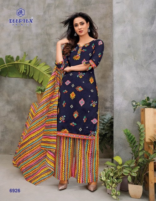 Deeptex Prints Miss India Vol 69 Cotton Printed Festive Wear Salwar Kameez