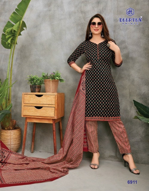 Deeptex Prints Miss India Vol 69 Cotton Printed Festive Wear Salwar Kameez