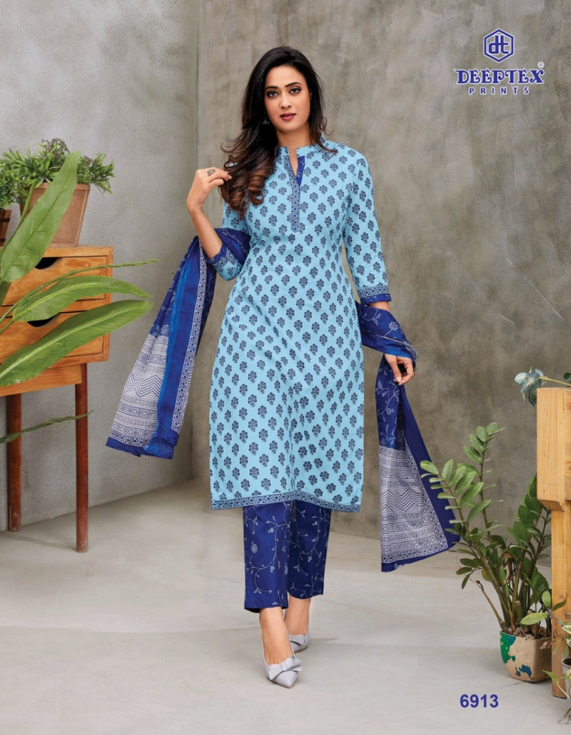 Deeptex Prints Miss India Vol 69 Cotton Printed Festive Wear Salwar Kameez