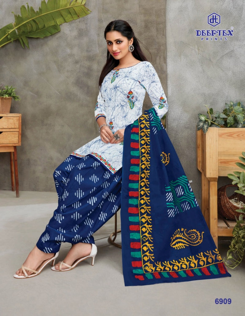 Deeptex Prints Miss India Vol 69 Cotton Printed Festive Wear Salwar Kameez