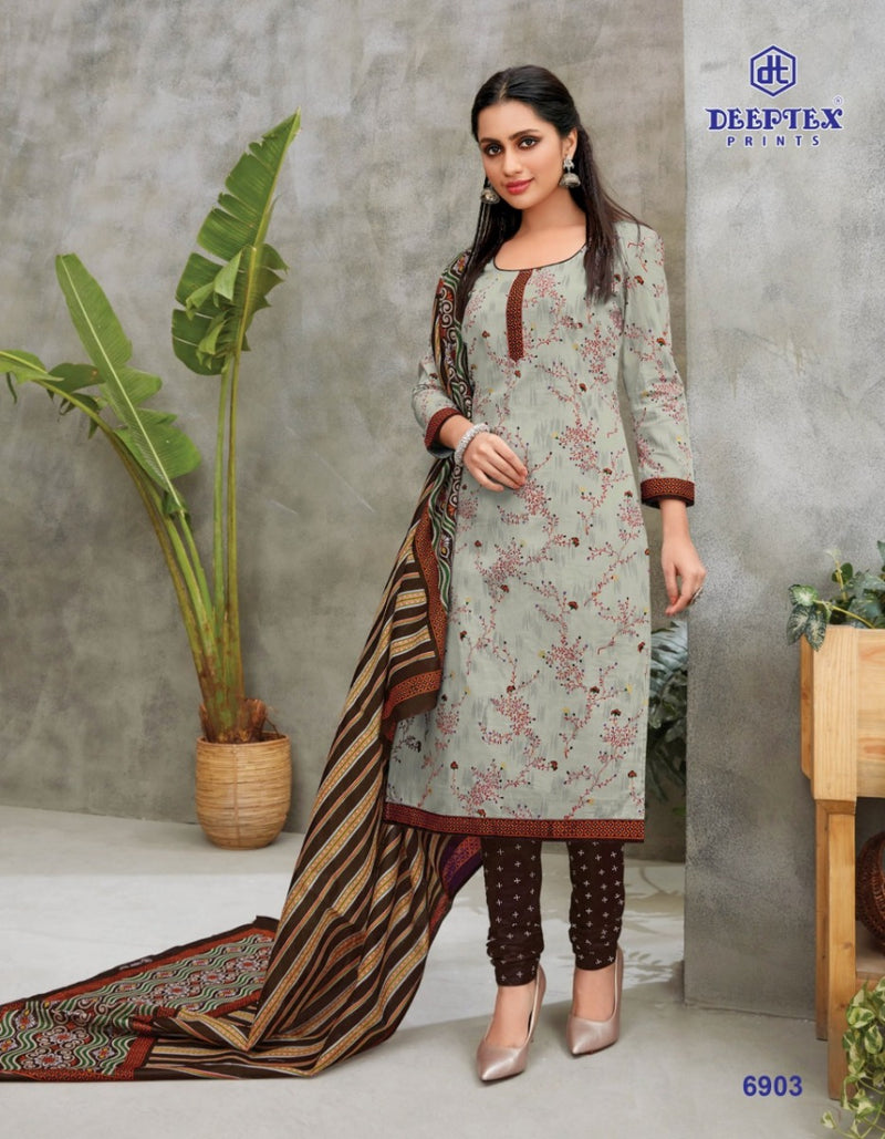 Deeptex Prints Miss India Vol 69 Cotton Printed Festive Wear Salwar Kameez