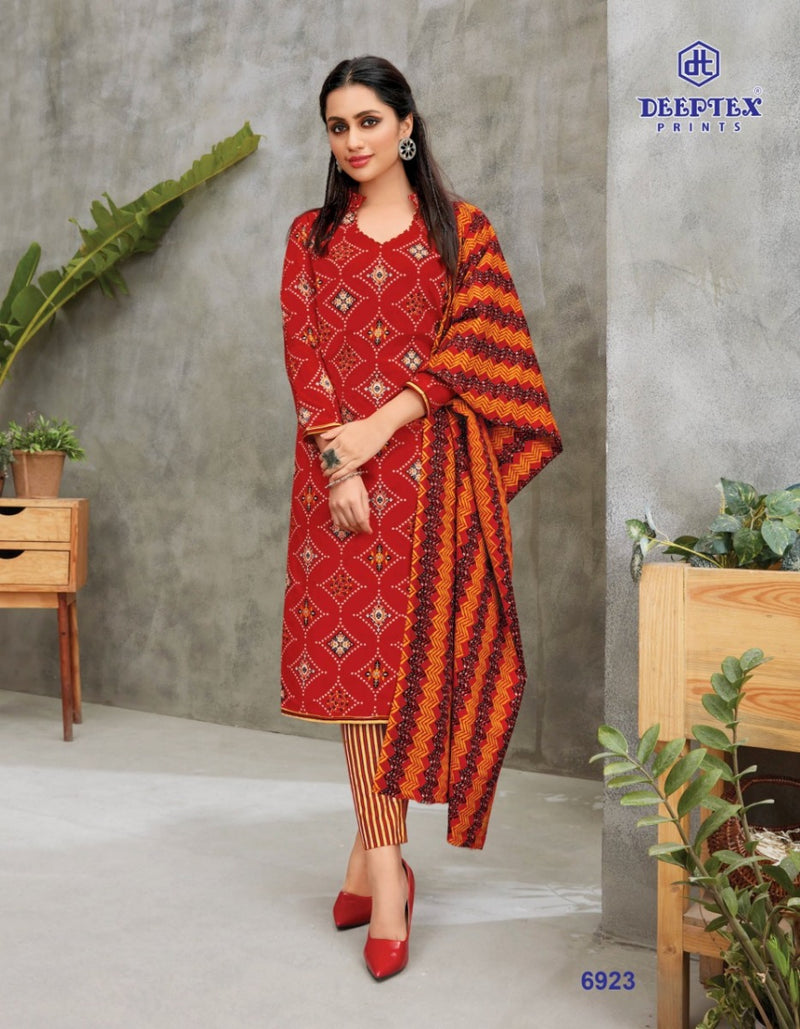 Deeptex Prints Miss India Vol 69 Cotton Printed Festive Wear Salwar Kameez