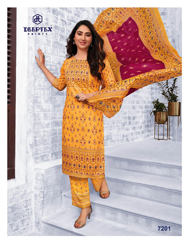 Deep Tex Miss India Vol 72 Pure Cotton With Printed Work Stylish Designer Casual Look Salwar Kameez