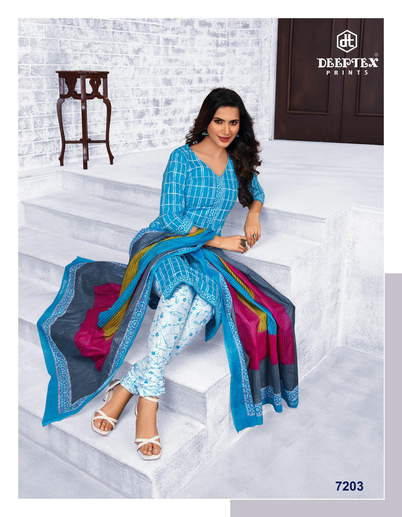 Deep Tex Miss India Vol 72 Pure Cotton With Printed Work Stylish Designer Casual Look Salwar Kameez
