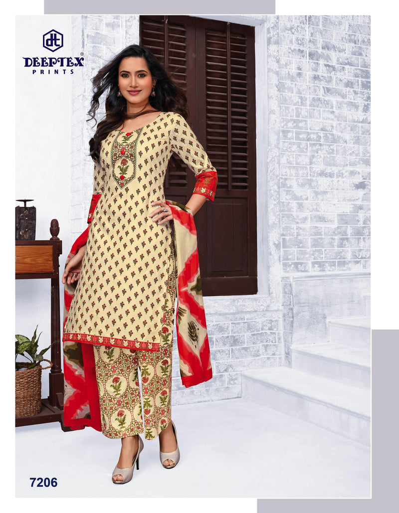 Deep Tex Miss India Vol 72 Pure Cotton With Printed Work Stylish Designer Casual Look Salwar Kameez