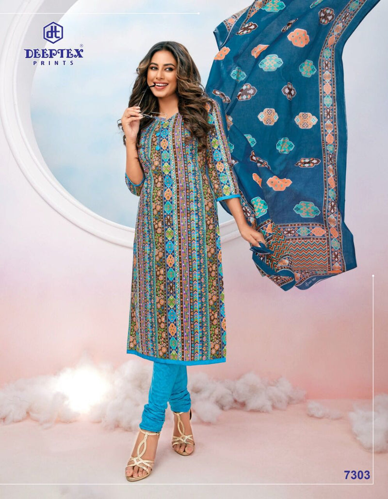 Deep Tex Miss India Vol 73 Pure Cotton Stylish Designer Festive Wear Casual Look Patiyala  Salwar Suit