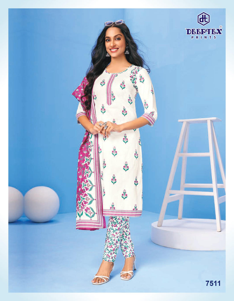 Deeptex Miss India Vol 15 Pure Cotton With Fancy Work Stylish Designer Casual Wear Salwar Suit