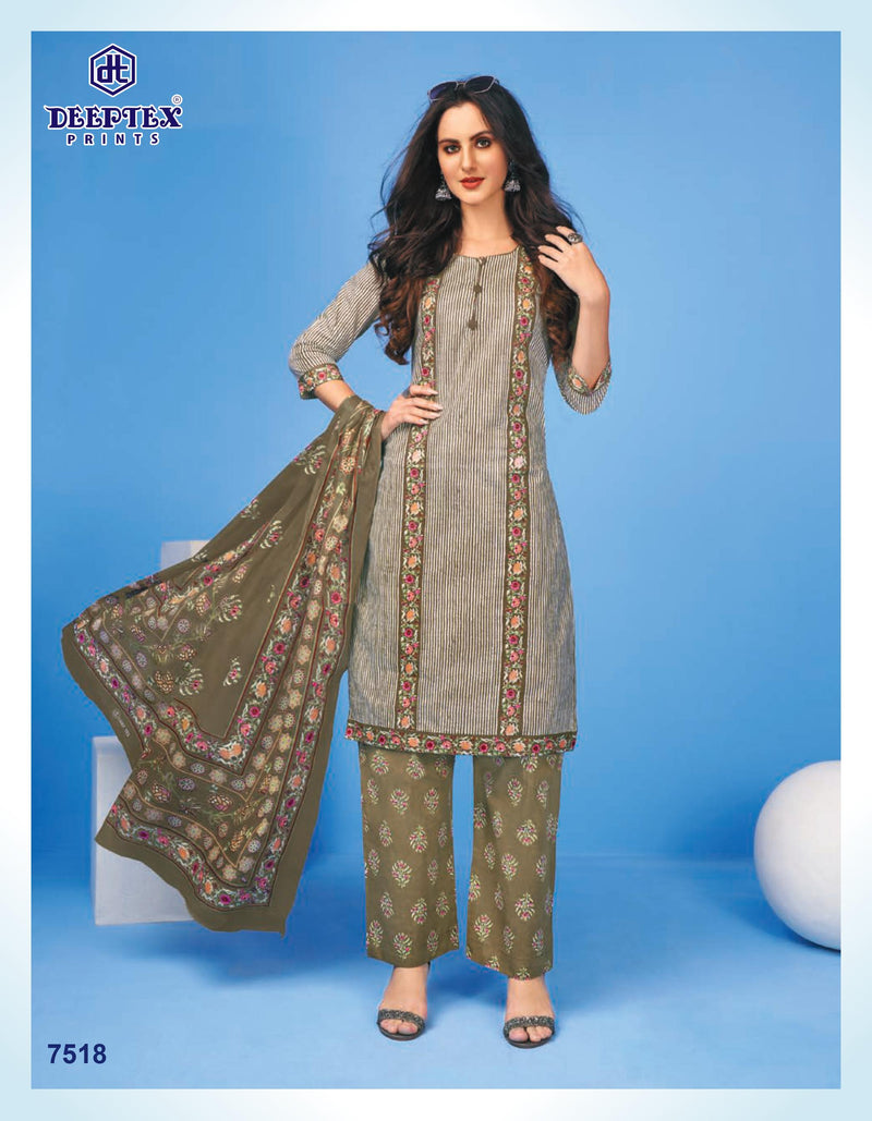 Deeptex Miss India Vol 15 Pure Cotton With Fancy Work Stylish Designer Casual Wear Salwar Suit