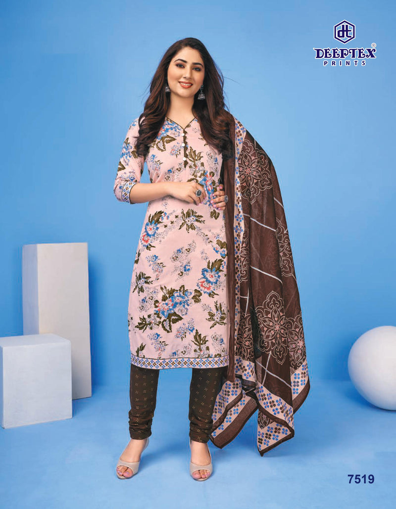 Deeptex Miss India Vol 15 Pure Cotton With Fancy Work Stylish Designer Casual Wear Salwar Suit