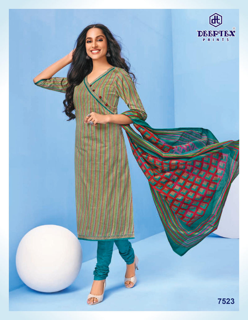 Deeptex Miss India Vol 15 Pure Cotton With Fancy Work Stylish Designer Casual Wear Salwar Suit