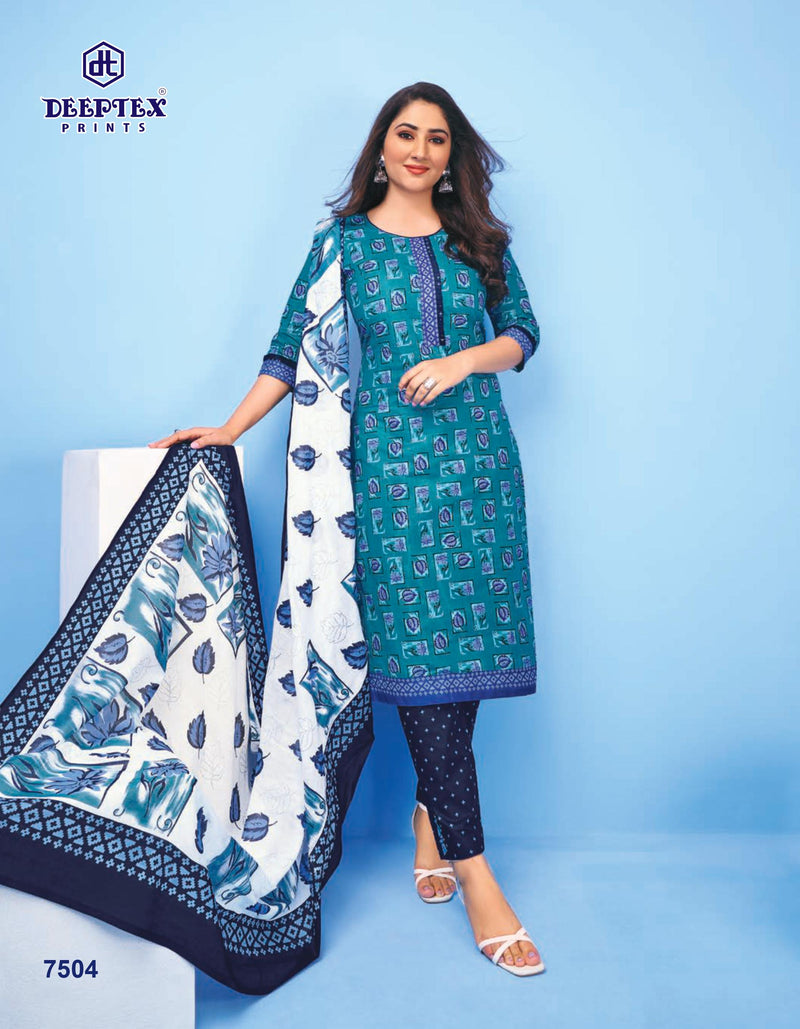 Deeptex Miss India Vol 15 Pure Cotton With Fancy Work Stylish Designer Casual Wear Salwar Suit