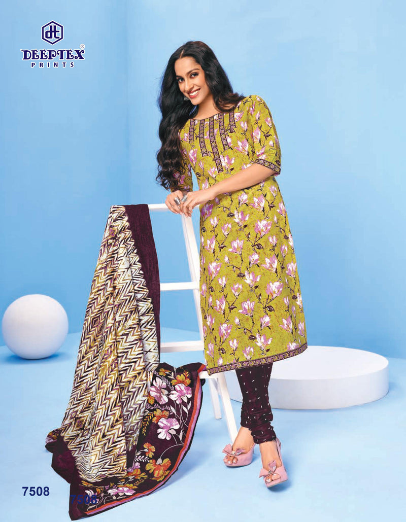 Deeptex Miss India Vol 15 Pure Cotton With Fancy Work Stylish Designer Casual Wear Salwar Suit