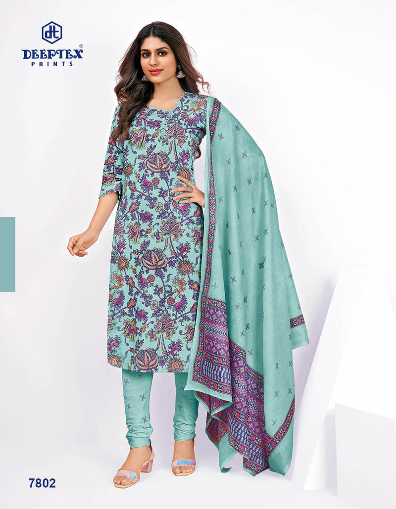 Deeptex Prints Miss India Vol 78 Cotton Casual Wear Salwar Kameez