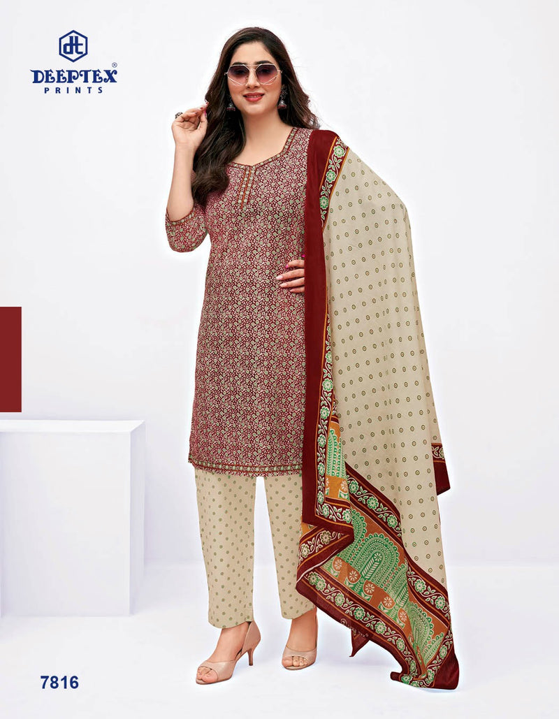 Deeptex Prints Miss India Vol 78 Cotton Casual Wear Salwar Kameez