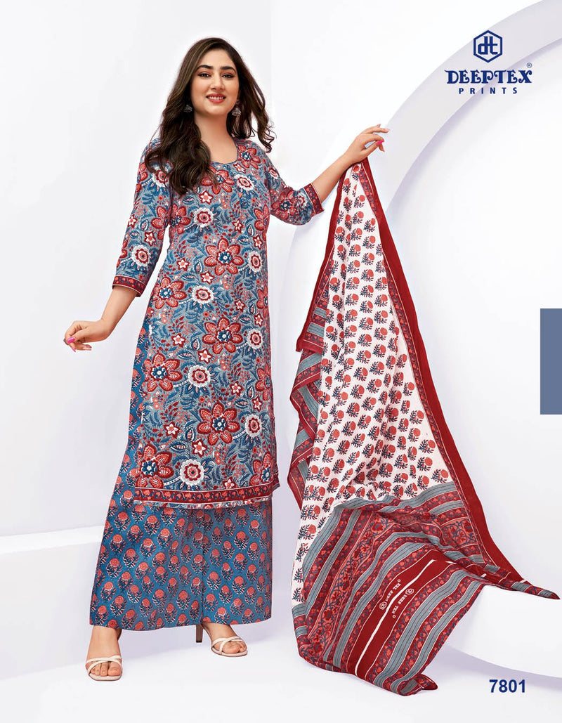 Deeptex Prints Miss India Vol 78 Cotton Casual Wear Salwar Kameez