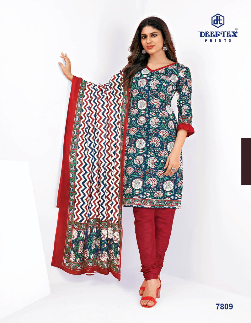 Deeptex Prints Miss India Vol 78 Cotton Casual Wear Salwar Kameez