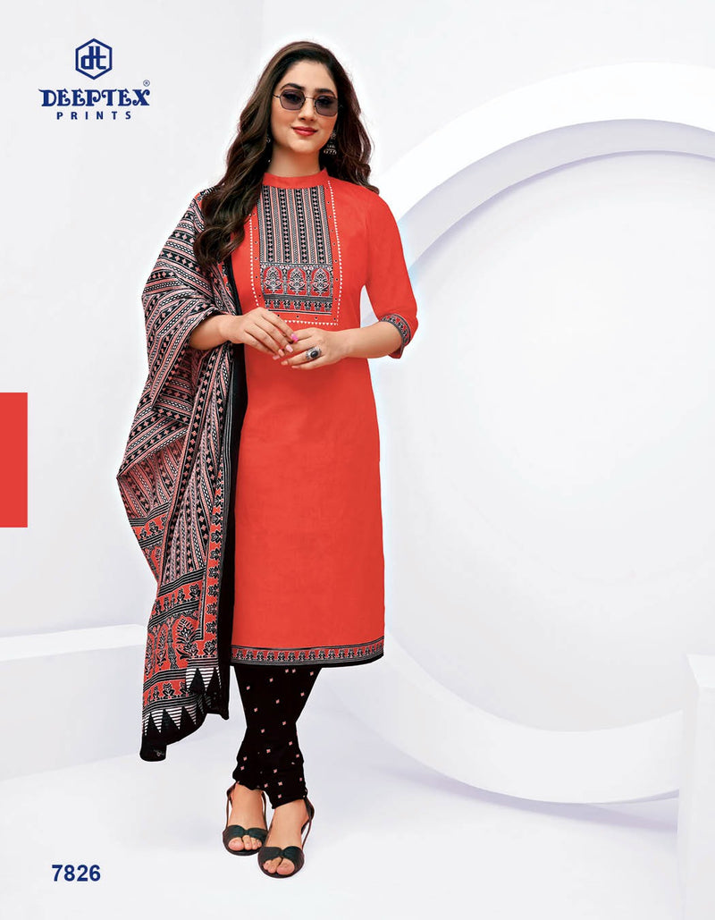 Deeptex Prints Miss India Vol 78 Cotton Casual Wear Salwar Kameez
