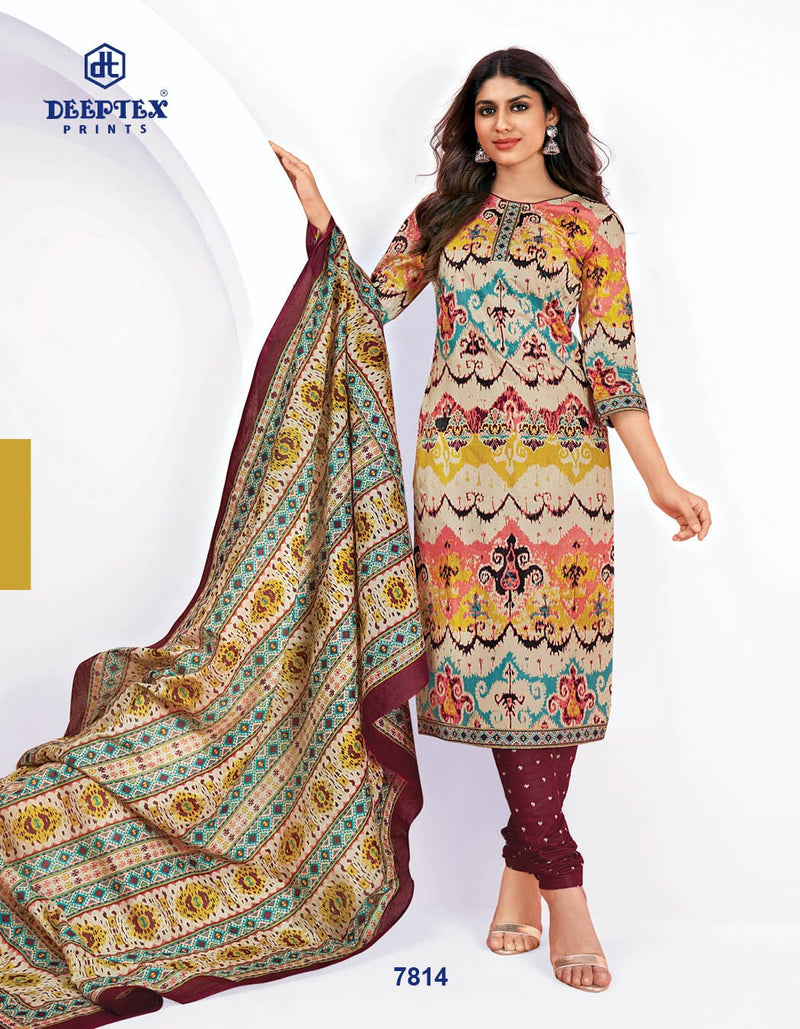 Deeptex Prints Miss India Vol 78 Cotton Casual Wear Salwar Kameez