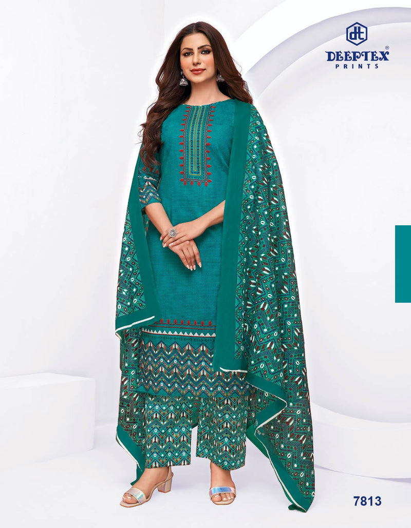 Deeptex Prints Miss India Vol 78 Cotton Casual Wear Salwar Kameez