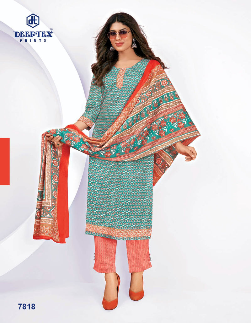 Deeptex Prints Miss India Vol 78 Cotton Casual Wear Salwar Kameez