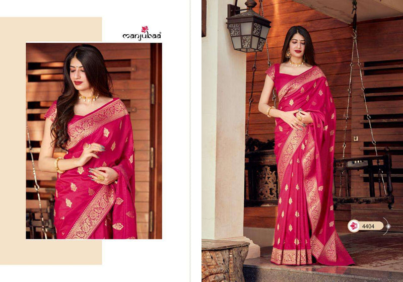 Manjuba Fashion Misty Silk Beautiful Party Wear Sarees