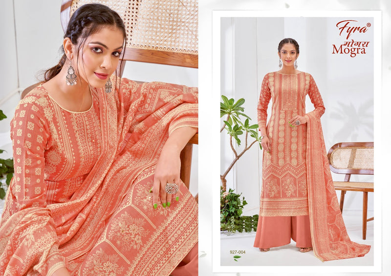 Fyra Designing Hub Mogra Cotton Fancy Printed Festive Wear Salwar Suits