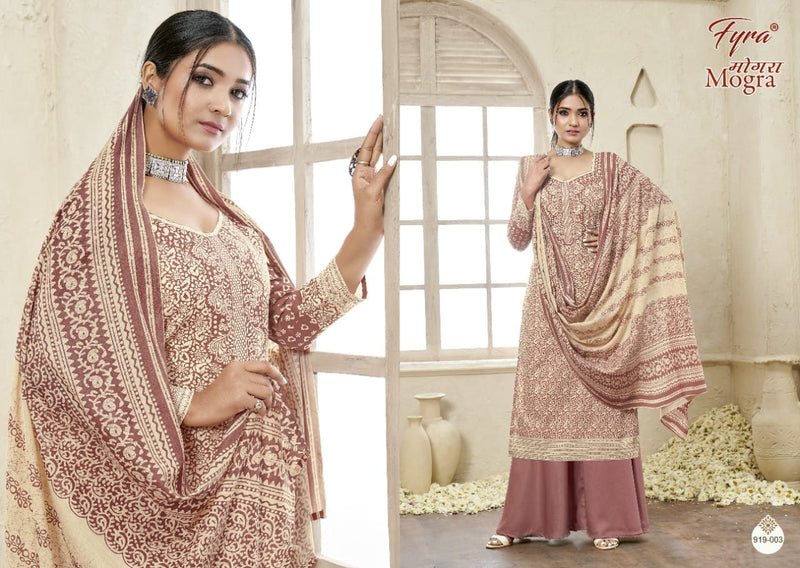 Fyra Designing Hub Moghra Cotton Party Wear Salwar Suits With Fancy Prints