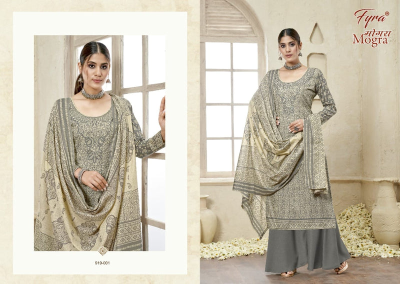 Fyra Designing Hub Moghra Cotton Party Wear Salwar Suits With Fancy Prints