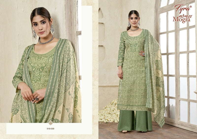 Fyra Designing Hub Moghra Cotton Party Wear Salwar Suits With Fancy Prints