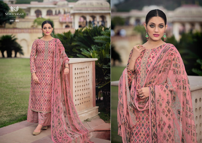 Siddhi Sagar Moksh Muslin Silk Embroidered Party Wear Salwar Suits