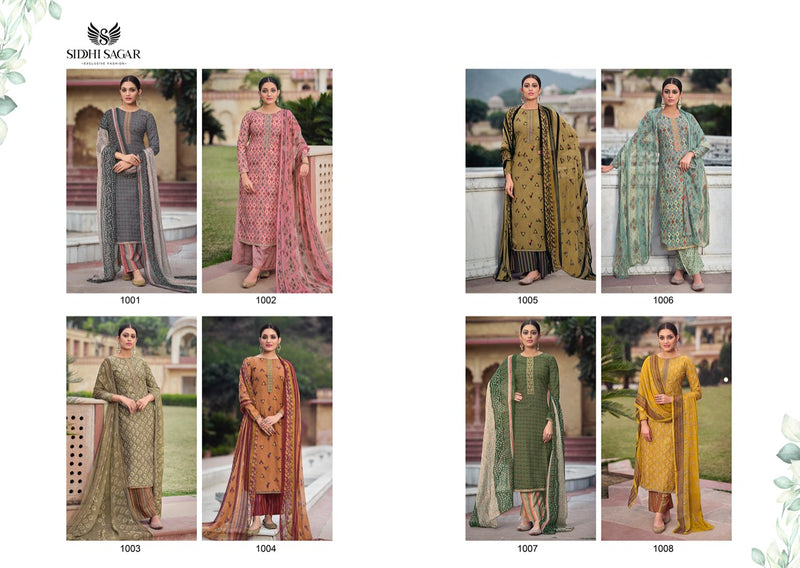 Siddhi Sagar Moksh Muslin Silk Embroidered Party Wear Salwar Suits