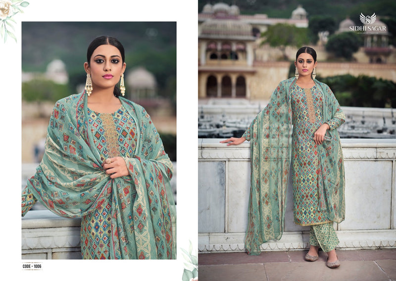 Siddhi Sagar Moksh Muslin Silk Embroidered Party Wear Salwar Suits