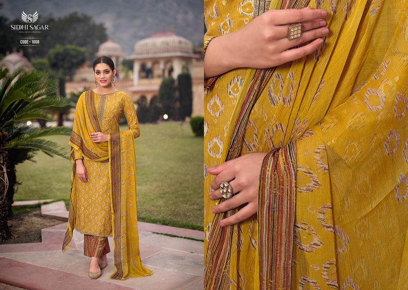 Siddhi Sagar Moksh Muslin Silk Embroidered Party Wear Salwar Suits