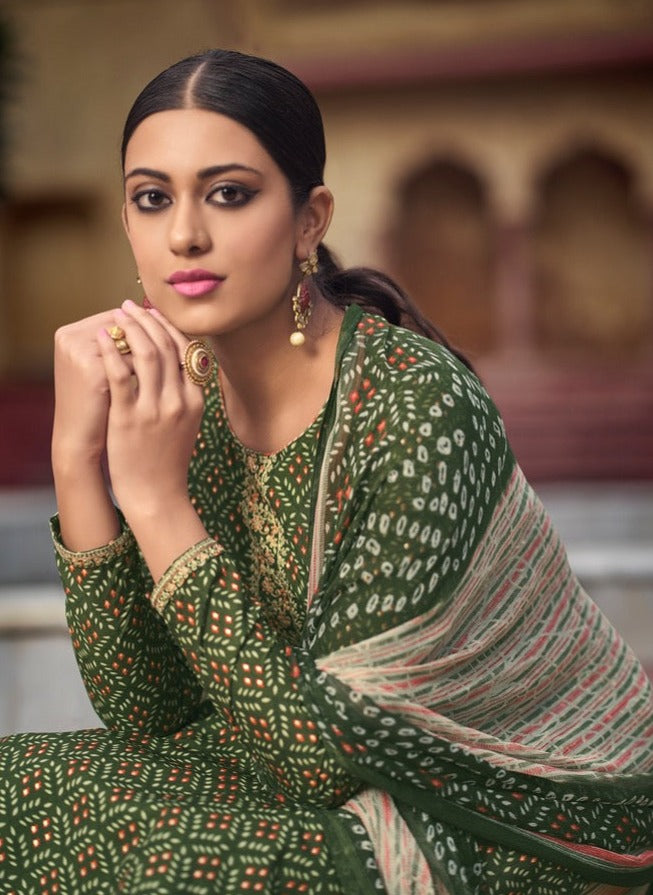 Siddhi Sagar Moksh Muslin Silk Embroidered Party Wear Salwar Suits