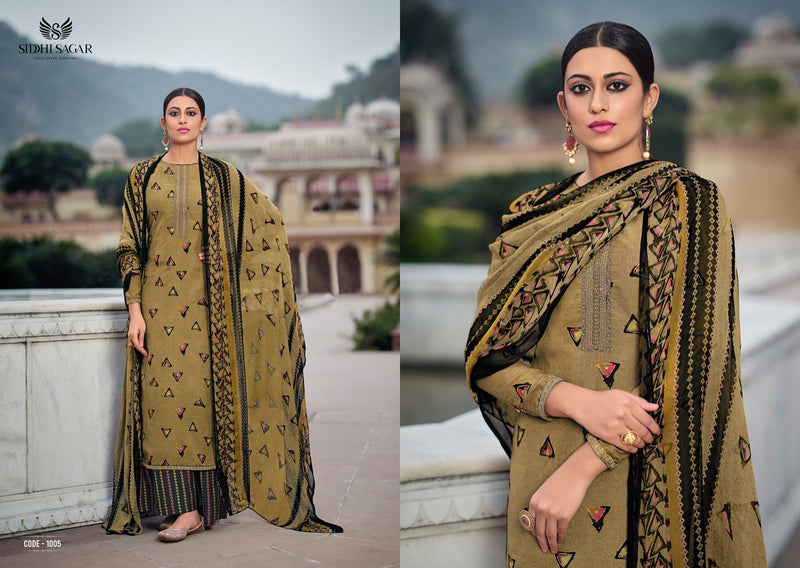 Siddhi Sagar Moksh Muslin Silk Embroidered Party Wear Salwar Suits
