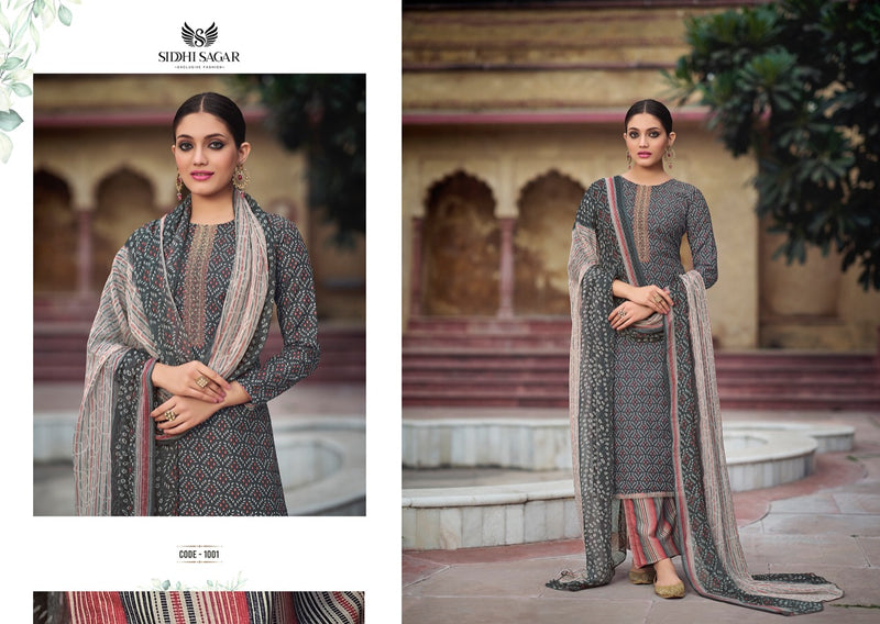 Siddhi Sagar Moksh Muslin Silk Embroidered Party Wear Salwar Suits