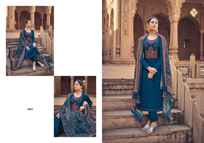 Tanishk Fashion Monalisa Jam Cotton Printed Festive Wear Salwar Kameez