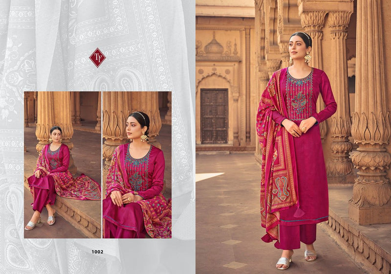 Tanishk Fashion Monalisa Jam Cotton Printed Festive Wear Salwar Kameez