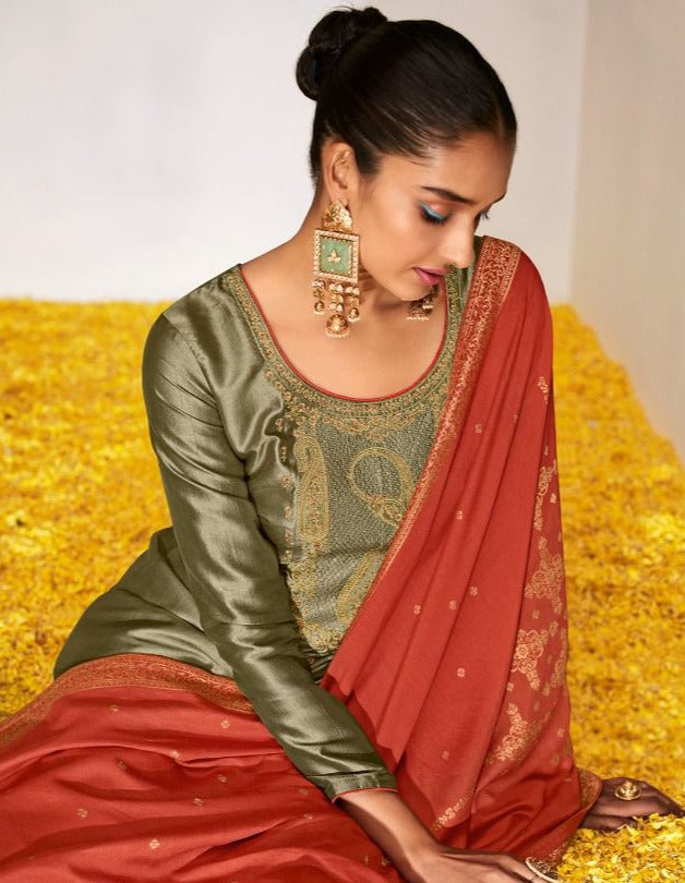 Aashirwad Creation Mor Bagh Shreya Dream Silk Fancy Party Wear Salwar Suits