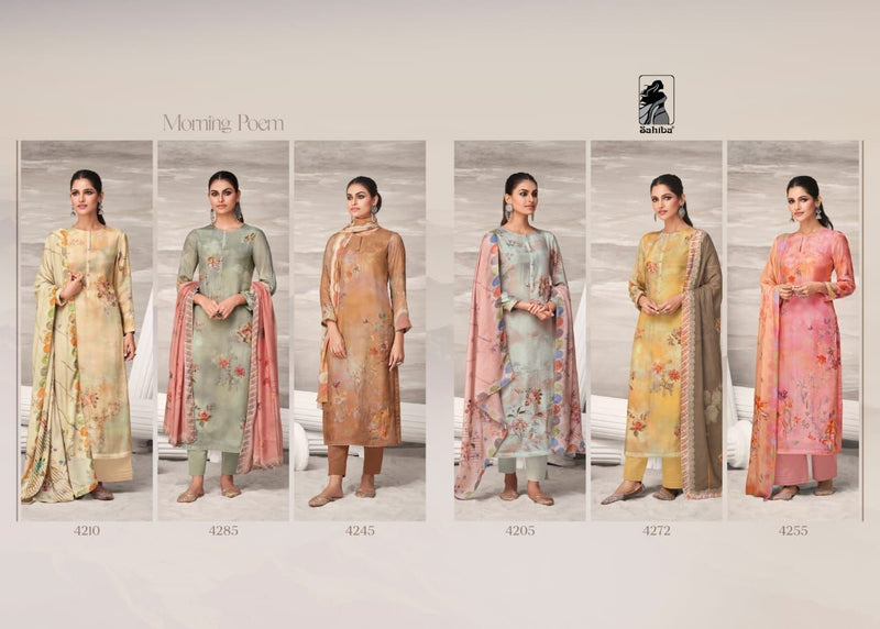 Sahiba Morning Poem Muslin Silk Designer Fancy Party Wear Salwar Kameez