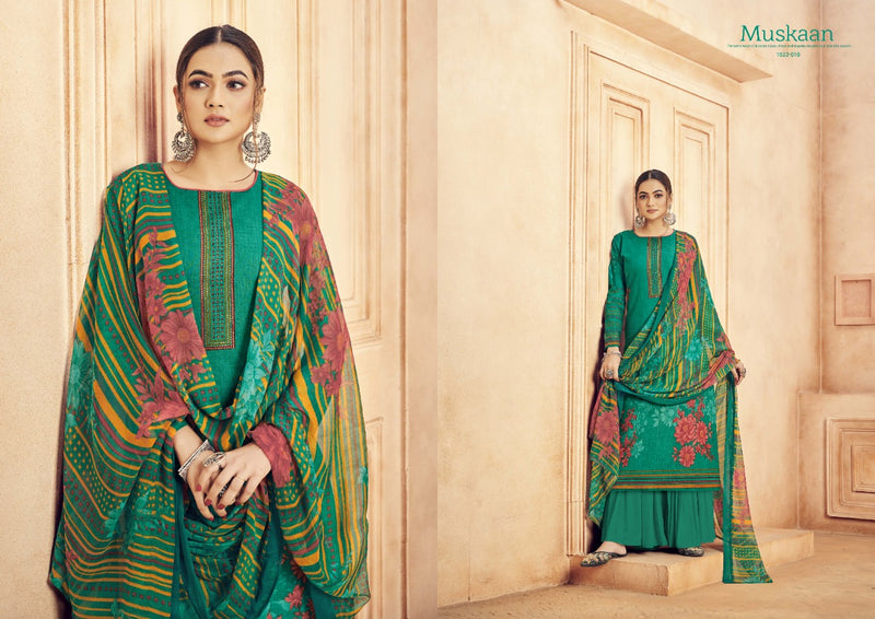 Romani Muskaan Cambric Cotton Digital Printed Festive Wear Salwar Suits
