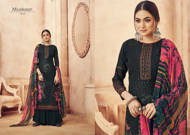 Romani Muskaan Cambric Cotton Digital Printed Festive Wear Salwar Suits