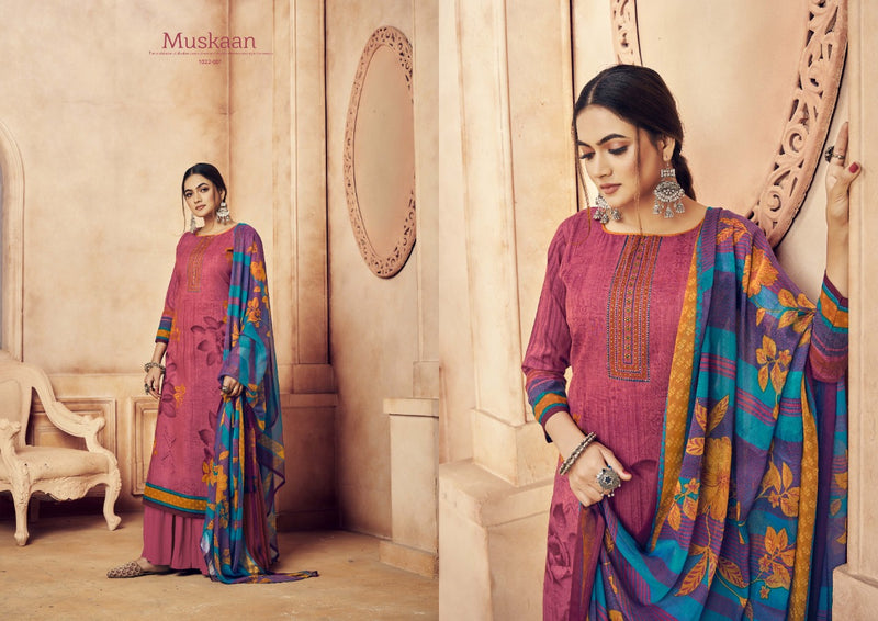 Romani Muskaan Cambric Cotton Digital Printed Festive Wear Salwar Suits