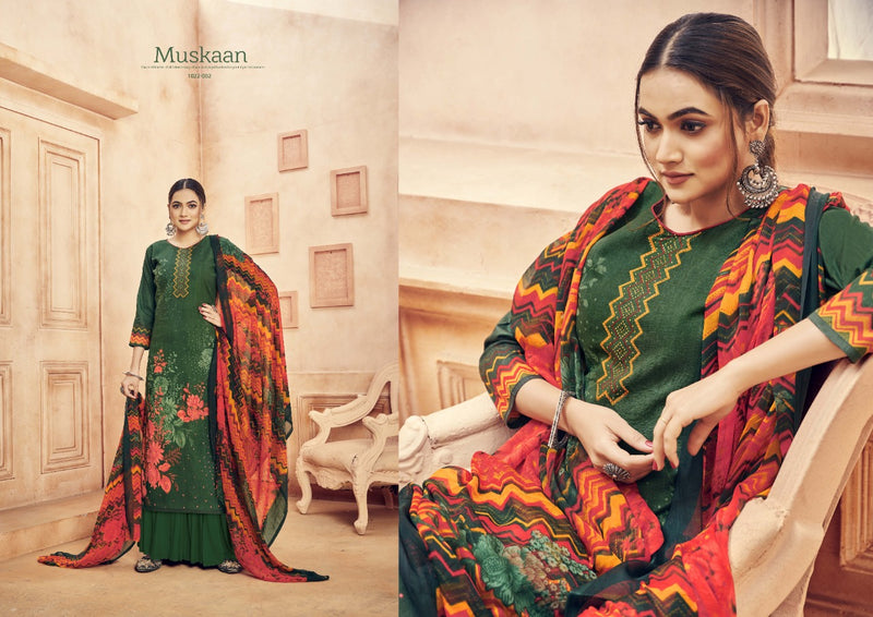Romani Muskaan Cambric Cotton Digital Printed Festive Wear Salwar Suits