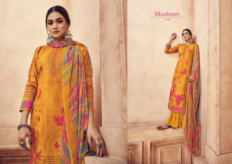 Romani Muskaan Cambric Cotton Digital Printed Festive Wear Salwar Suits